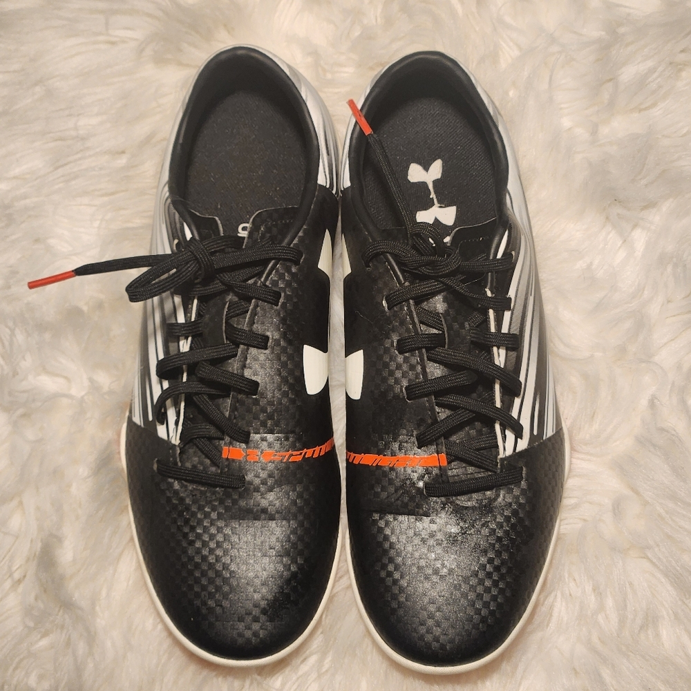 Under Armour Black & White Tennis Shoes Size 8